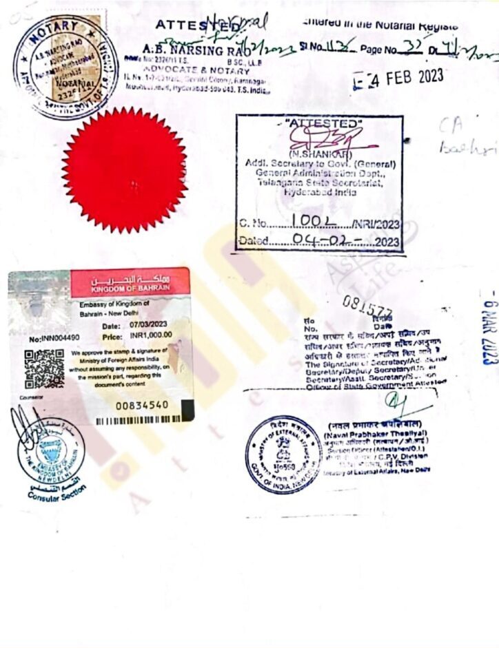Marriage Certificate Attestation